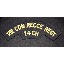 H98. VIII Cdn. Recce Regt cloth flash