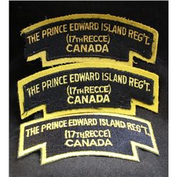 H133. Prince Edward Island Cloth flash lot