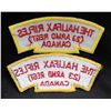 Image 2 : H135. Halifax Rifles cloth flash lot