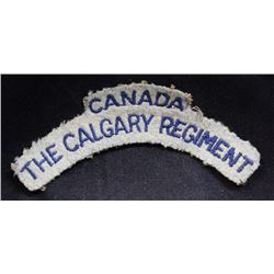 H146. Calgary Regiment Cloth flash