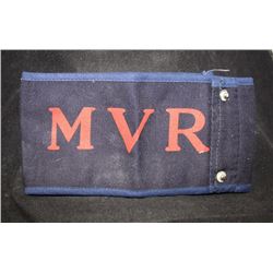 H150. Manitoba Volunteer Reserve Arm Band