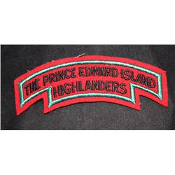 H160. Prince Edward Island Highlanders cloth flash