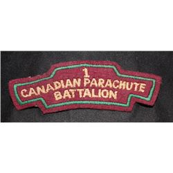 H169. 1st Canadian Parachute Battalion Cloth shoulder flash