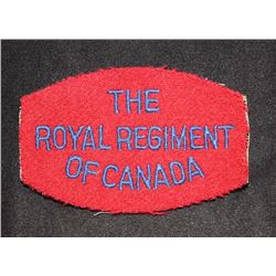 H190. The Royal Regiment of Canada cloth flash