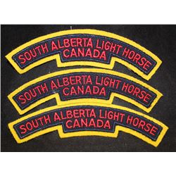 H198. South Alberta Light Horse Shoulder flash lot