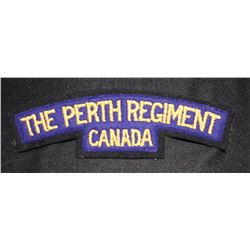 H205. Perth Regiment cloth flash