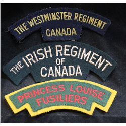 H207. Cloth shoulder flash lot