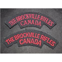 H210. The Brockville Rifles Cloth flash lot