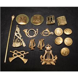 M4. Band related badges/button lot