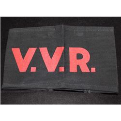 P7. V.V.R., Veteran Volunteer Reserve Arm band