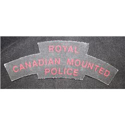 P18. RCMP PROVOST Company CANVAS Shoulder Title