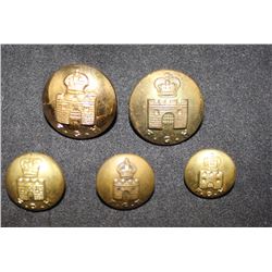 Q7. Fort Garry Horse Button Lot