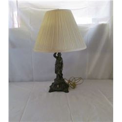 Grecian Lady  Lamp with Shade