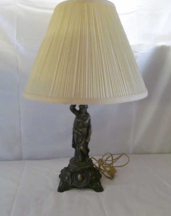 Grecian Lady Lamp with Shade