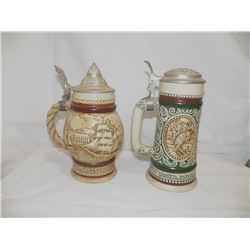 2-Avon Beer Steins