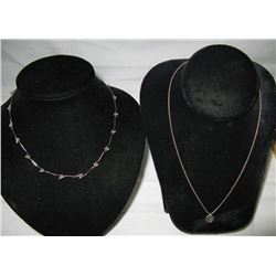 2-Silver  Necklace .925