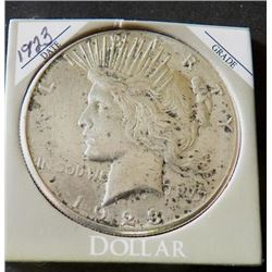 1923-Peace Silver Dollar