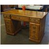 Image 3 : 7 Drawer Oak Desk