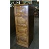 Image 1 : 4 Drawer Wooden File Cabinet