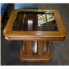 Image 2 : Glass Top End Table