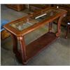 Image 2 : Glass Top Sofa Table