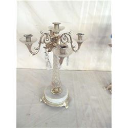 Gold & Crystal Candlebra 5 arm