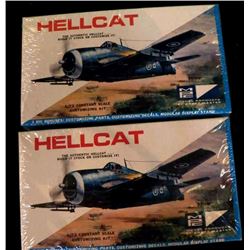 2-Hell Cat Plastic Airplane Models