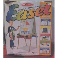 Melissa & Doug Deluxe Wooden 2 Sided Standing Ease