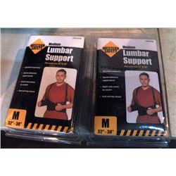 2-Lumbar Supports Size M