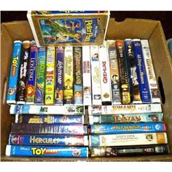 Box Lot VHS Tapes