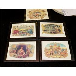 5-Framed Cigar Labels