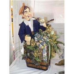 Crowne Porcelain Man Doll