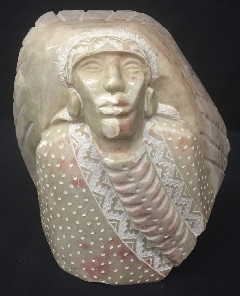 Navajo Alabaster Stone Sculpture.
