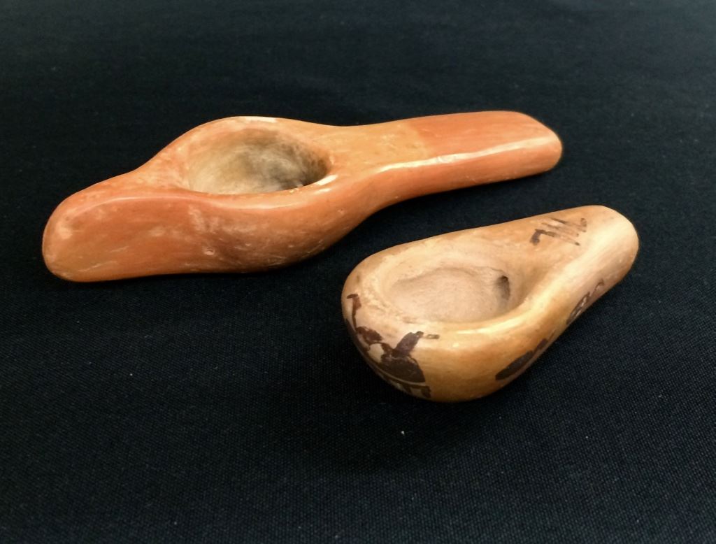 Pair of Hopi Kiva Pipes.