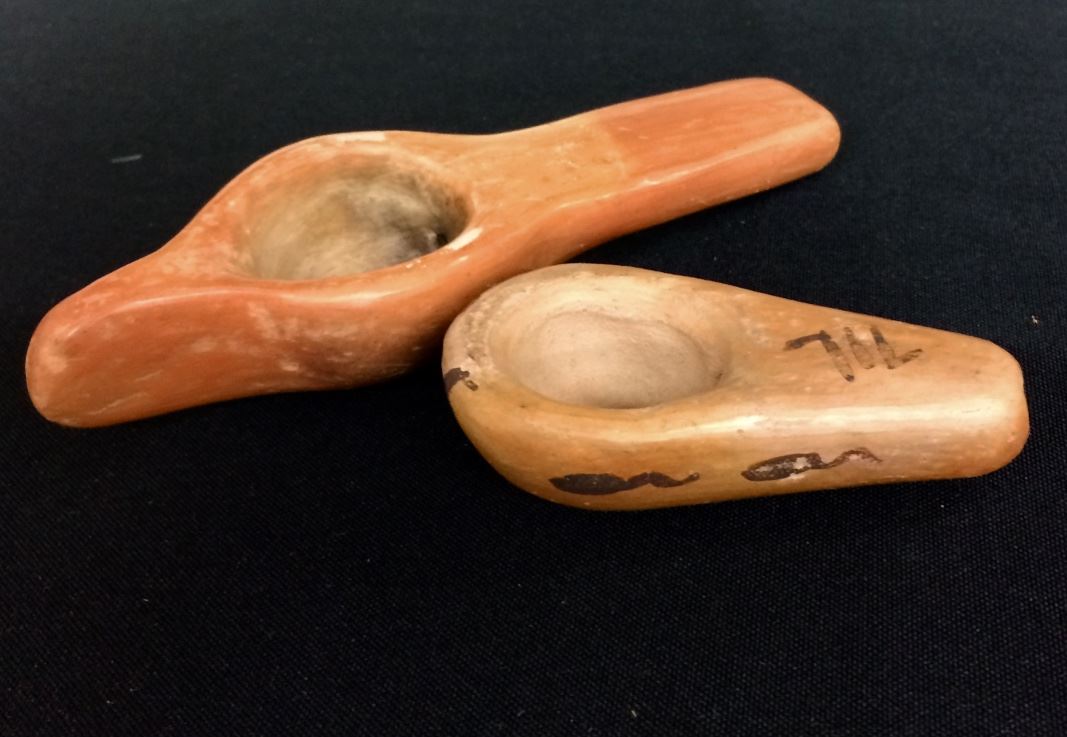 Pair of Hopi Kiva Pipes.