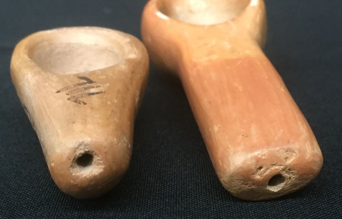 Pair of Hopi Kiva Pipes.