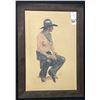 Image 2 : Framed Coors Cowboy Print by Snidow