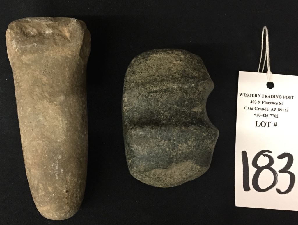 Pair of Prehistoric Axe Heads