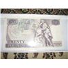 Image 2 : ENGLAND LONDON 20 POUNDS SERIAL # A73 179799 BANK NOTE!! NOTE CAME OUT OF SAFE!!