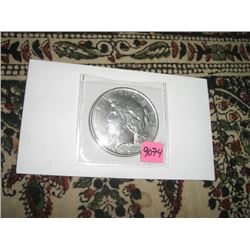 1922 SILVER PEACE DOLLAR *RARE AU HIGH GRADE*!! *NICE EARLY SILVER DOLLAR*!! PEACE DOLLAR CAME OUT O