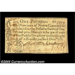 North Carolina December 1771 L1 Choice About New. A problem-free example, with decent centering and.