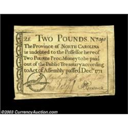 North Carolina December 1771 L2 Choice About New.. An absolutely lovely example of this scarce and p