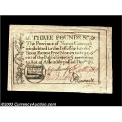 North Carolina December 1771 L3 Choice About New. A little handling and some broad corner folds sepa
