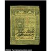 Pennsylvania October 1, 1773 50s Choice About New. A single, hard-to-see center fold is all that sep