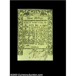 Rhode Island May 1786 3s Choice New. A Gem but for its somewhat tight margins. Important notice: We.