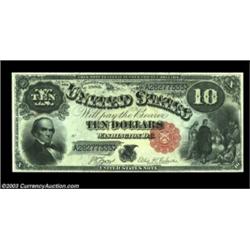 Fr. 113 $10 1880 Legal Tender Gem New. Although the margins could be a touch wider, this note has ov
