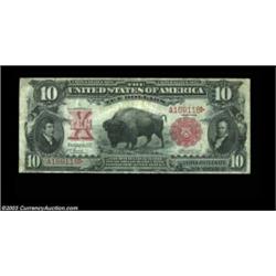Fr. 115 $10 1901 Legal Tender Very Fine. Although the paper is a little flat, this Bison retains ple