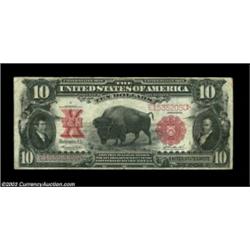 Fr. 120 $10 1901 Legal Tender Fine-Very Fine. Strictly original, with super color, ideal centering,.