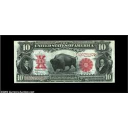Fr. 122 $10 1901 Legal Tender CGA Choice Uncirculated 64. A nice-looking Bison that has bold embossi
