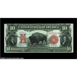 Fr. 122 $10 1901 Legal Tender Very Choice New. But for the unfortunate happenstance of a tight top f